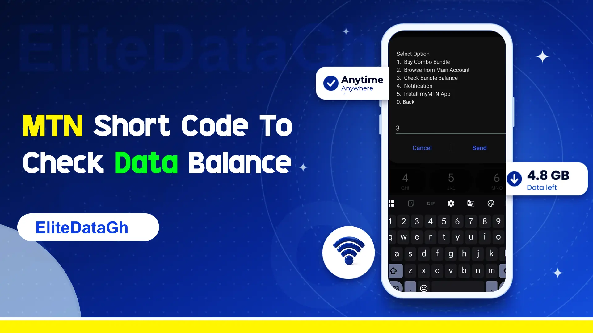 MTN Short Code To Check Data Balance